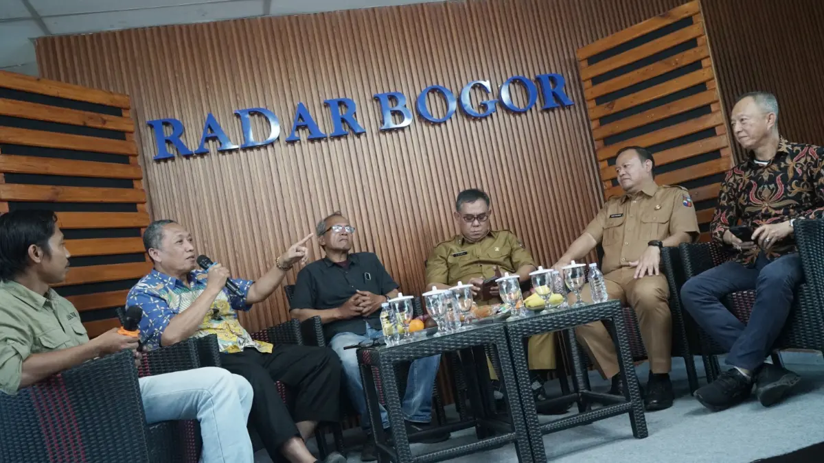 Dialog Menyambut Pelataran Binokasih para Tokoh Bogor bersama jajaran Pemerintah Kota Bogor di Graha Pena, Radar Bogor. (Sofiansyah/Radar Bogor)