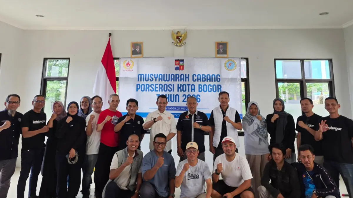 Eryko Bakti (kanan) kembali terpilih untuk memimpin Pengurus Cabang Persatuan Sepatu Roda Seluruh Indonesia (Pengcab Perserosi) Kota Bogor periode 2026-2029. (Dok. Eryko Bakti)