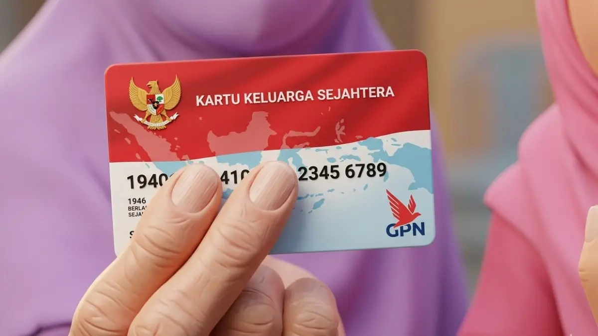 Ilustrasi Kartu KKS bansos (Foto: Instagram @surabaya diperbarui oleh Gemini AI)