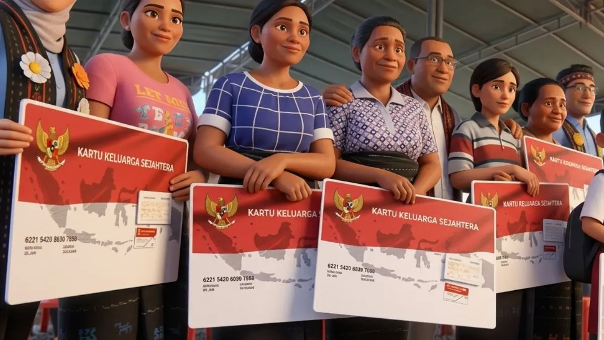 Ilustrasi Penyaluran Bansos PKH dan BPNT (Foto: YouTube Linjamsos Oke, diperbarui oleh AI)