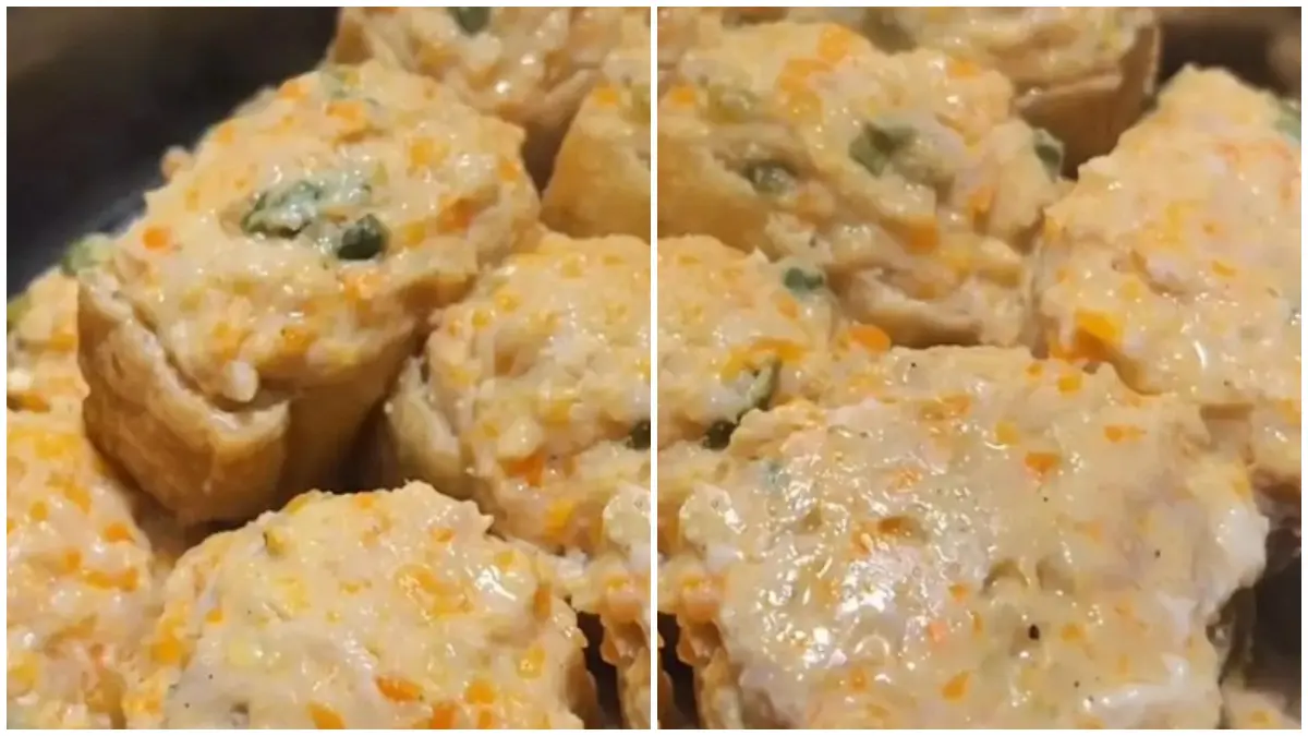 Menu tahu bakso ayam kreasi dari akun Instagram @aisyahardianiii 