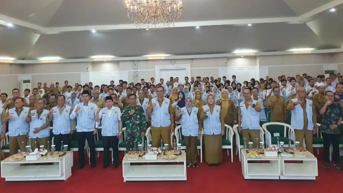 Pelepasan 209 petugas pengamanan hewan kurban jelang Hari Raya Idul Adha 1447 Hijriah. (Billy/Radar Bogor)