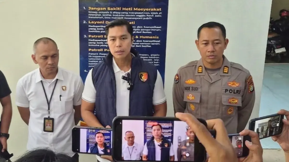 Polres Metro Depok merilis kasus penangkapan komplotan curanmor bersenpi. (Dok. Humas Polres Metro Depok)