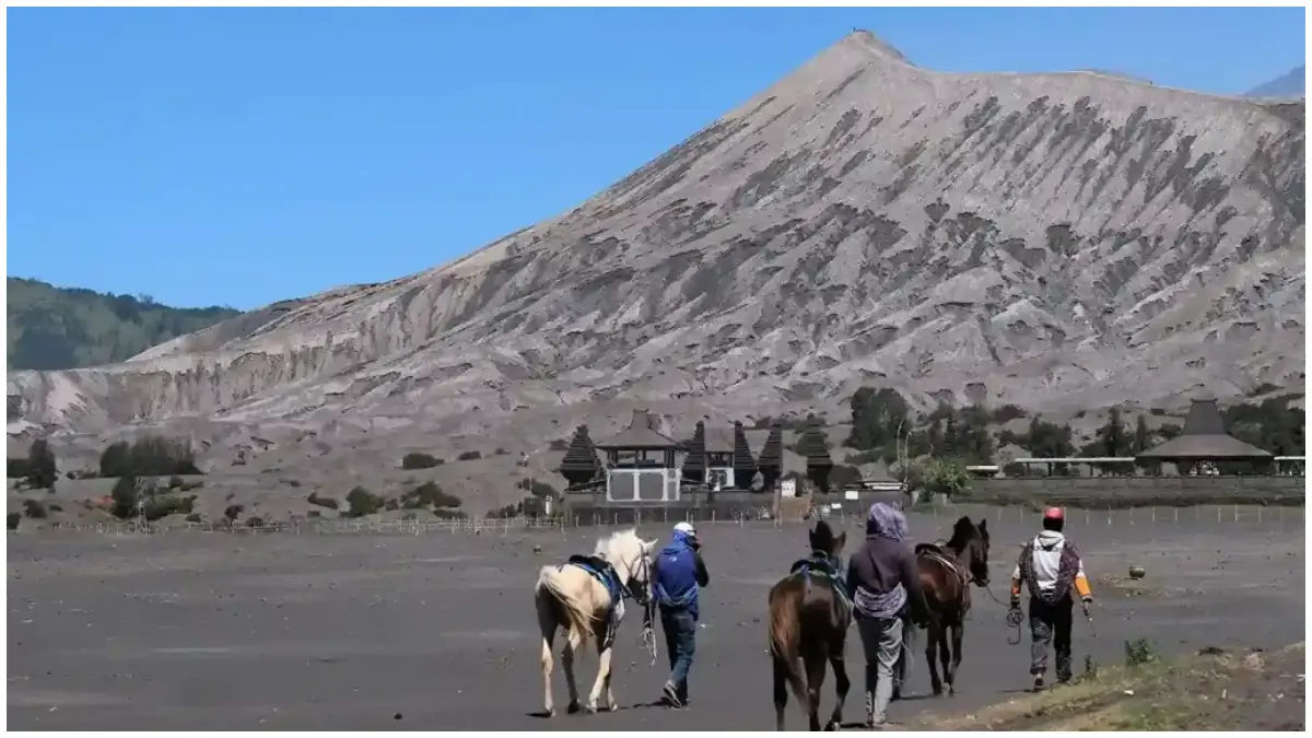 Suasana kawasan Wisata Gunung Bromo.