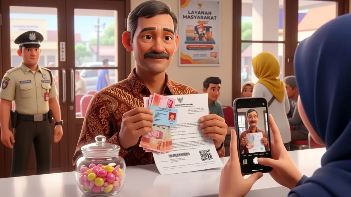 Ilustrasi KPM Penerima Bansos PKH dan BPNT (Foto: YouTube Kemensos RI/diolah oleh AI)