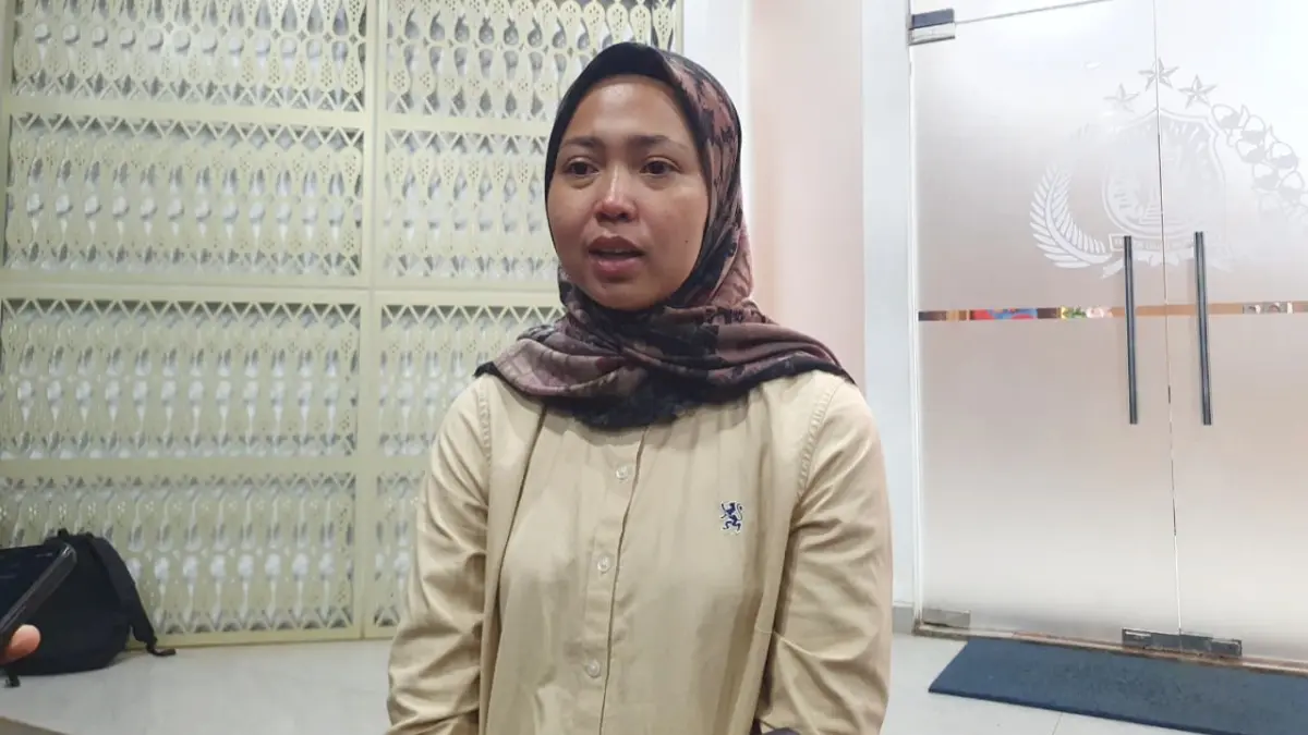 Kasat Reserse Perlindungan Perempuan dan Anak (PPA) dan Pemberantasan Perdagangan Orang (PPO) Polres Bogor, AKP Silfi Adi Putri saat menyampaikan keterangan kepada wartawan. (Billy/Radar Bogor)