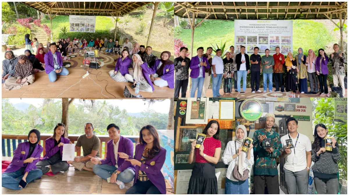 Kegiatan sosialisasi dan pelatihan masyarakat di Kawasan Wisata Curug Mutiara, Kampung Wangun 2, Babakan Madang Bogor.