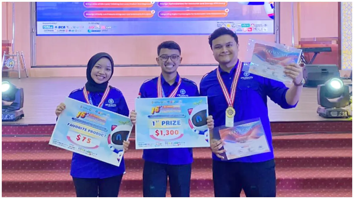 Mahasiswa IPB University yang meraih penghargaan di ajang Internasional USU. (Foto : IPB University for Radar Bogor)