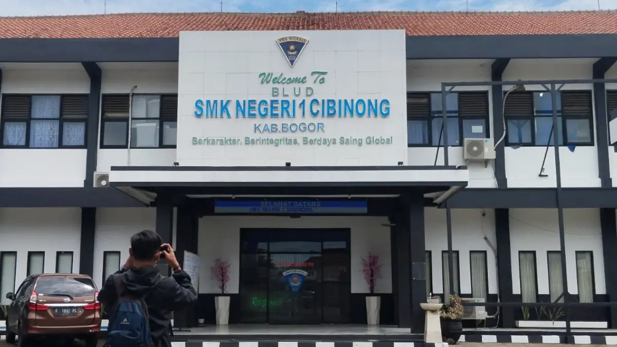 SMKN 1 Cibinong Kabupaten Bogor merupakan salah satu Sekolah Maung. (Billy/Radar Bogor)