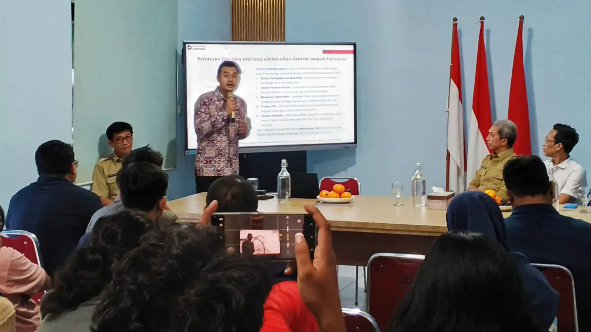 Sosialisasi PSEL di PWI Kota Bogor. (Fikri/Radar Bogor)