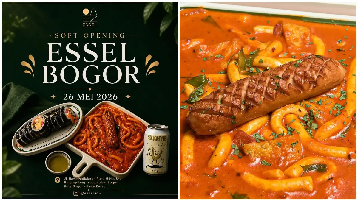 ESSEL kini hadir di Bogor dengan berbagai menu favorit (Foto: Instagram @essel.idn)