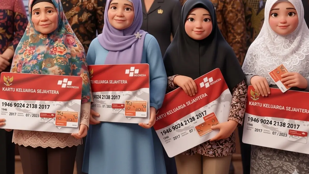 Ilustrasi Penyaluran bansos PKH dan BPNT (Foto: YouTube Linjamsos Oke diperbarui oleh AI)