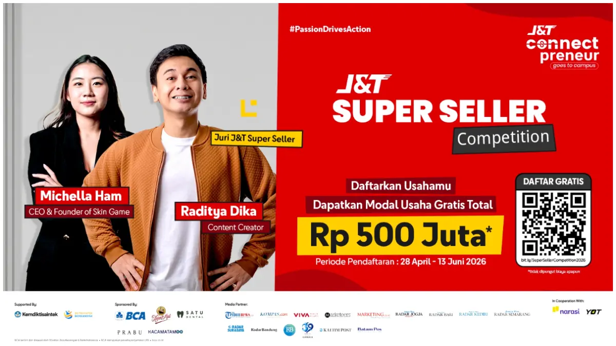 Program J&T Super Seller Competition yang diselenggarakan oleh J&T Express.