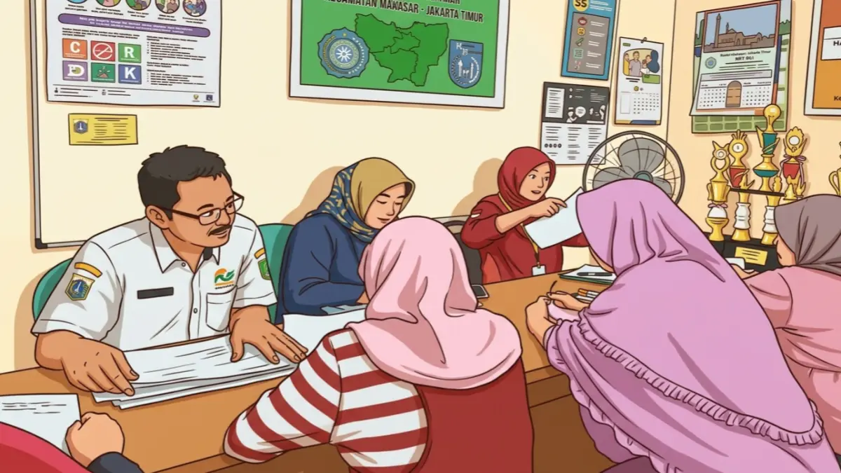 Ilustrasi penerima bansos tambahan. (Instagram @kemensosri/Diolah oleh Gemini AI)