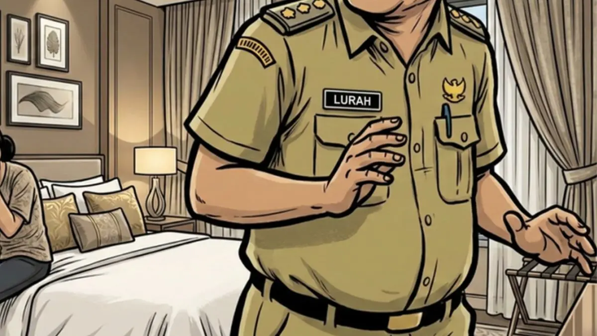 ILUSTRASI: Seorang oknum Lurah digerebek saat bersama staf wanita di salah satu penginapan.