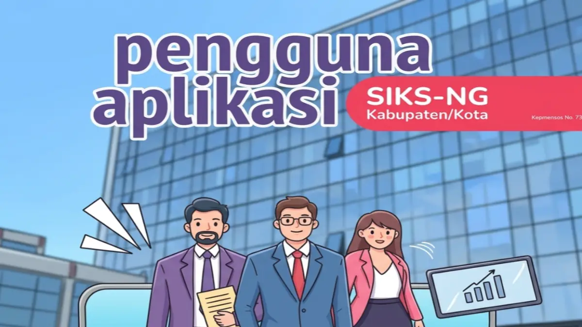 Ilustrasi status bansos di SIKS-NG. (Foto: Instagram @pusdatinkesos/Diolah oleh Gemini AI)
