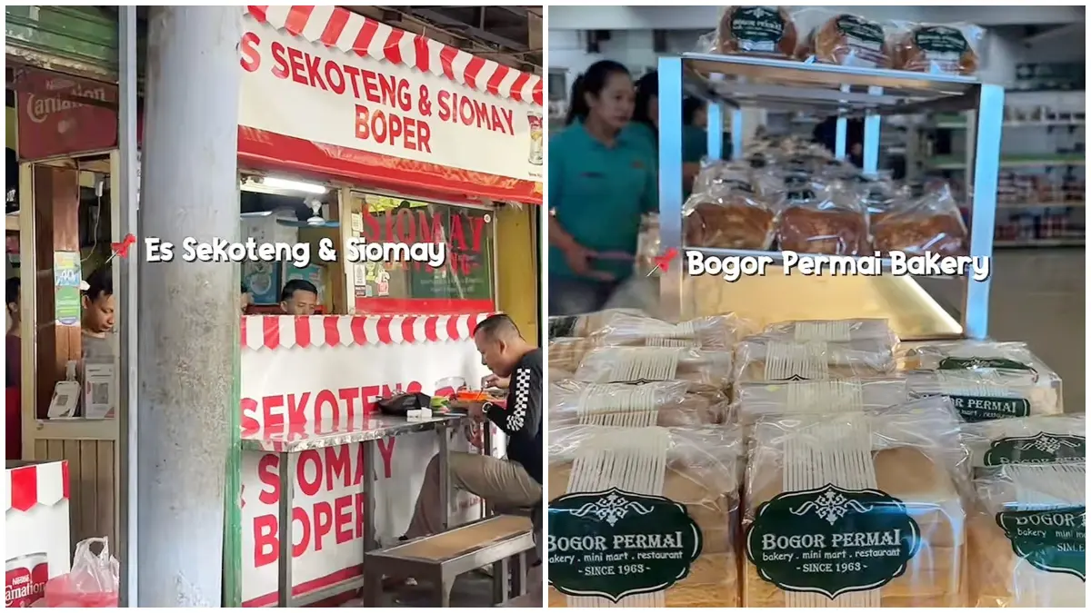 Kuliner legendaris di kawasan Bogor Permai. (Foto: Tiktok @pageofanindyaaaa)
