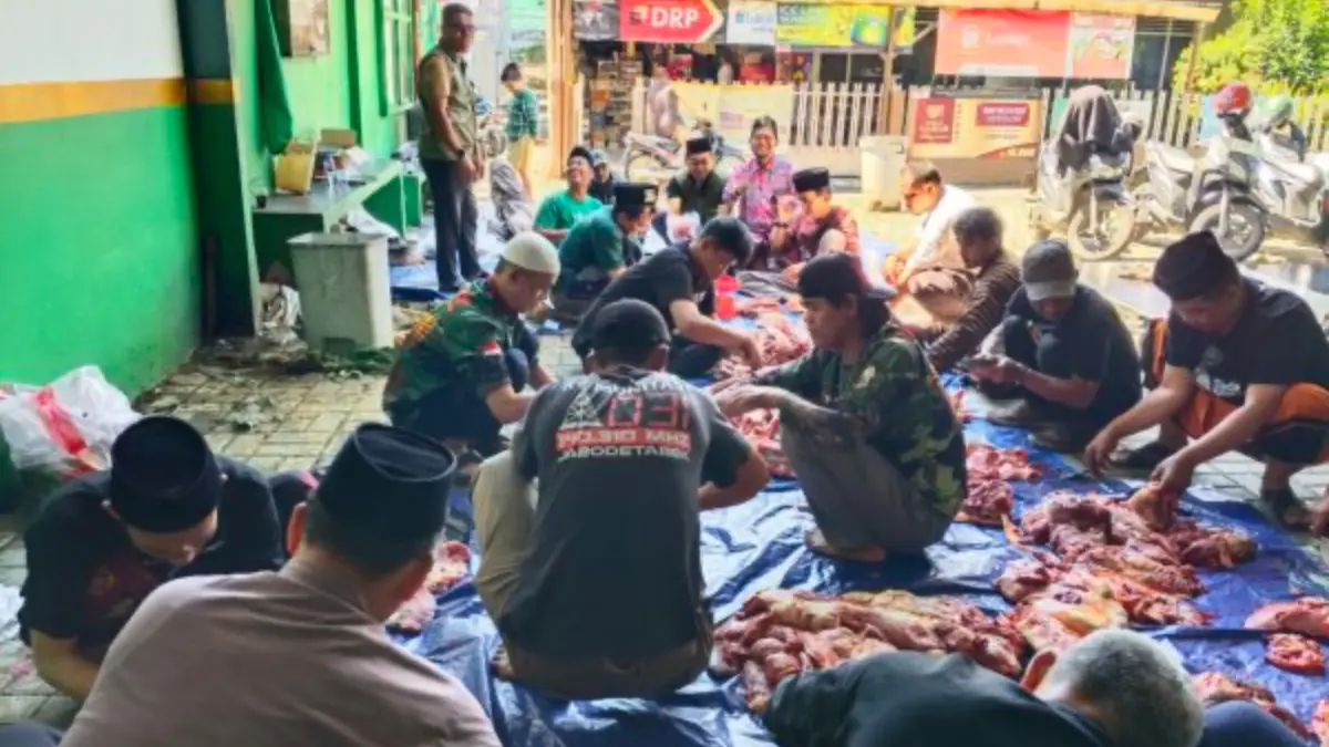 Lazisnu PCNU Kota Bogor saat akan membagikan hewan kurban Idul Adha ke masyarakat. Foto: Dok Lazisnu PCNU Kota Bogor