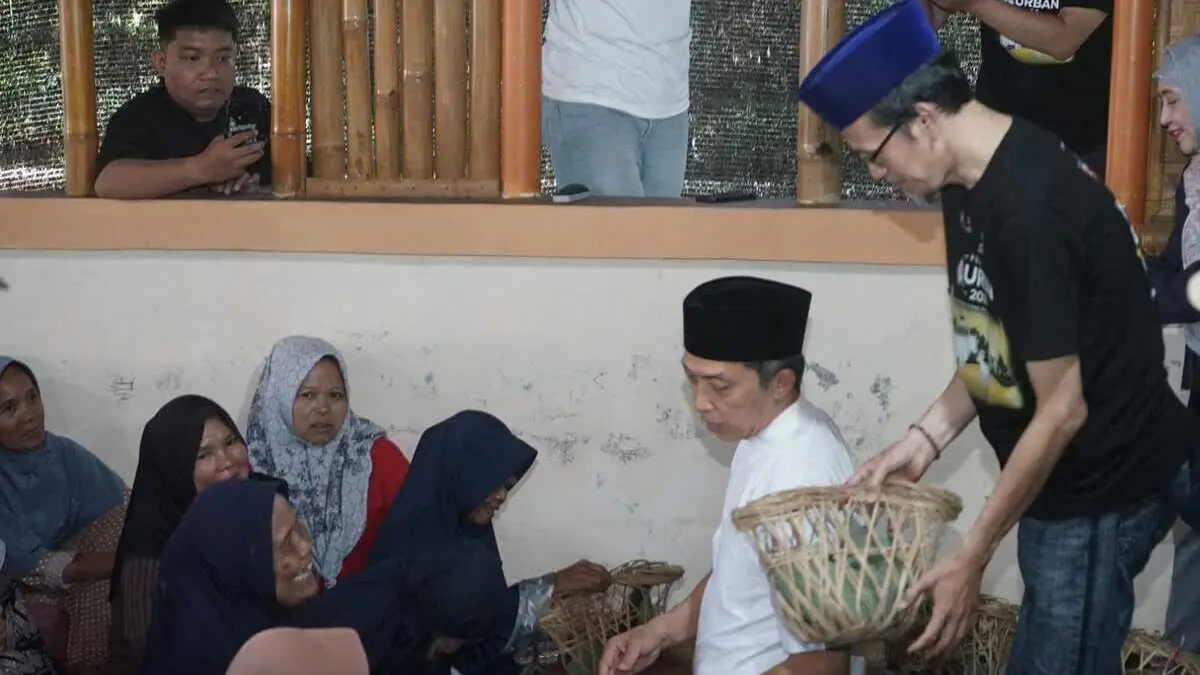 Pembagian daging kurban di Festival Baznas Kota Bogor. Foto: Sofyansyah/Radar Bogor