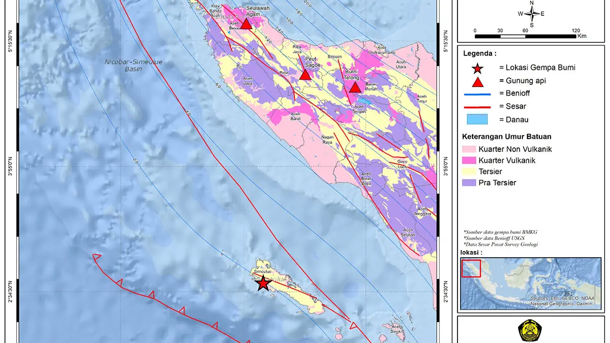 Ilustrasi Gempa di Aceh. Foto: Laman Kementerian ESDM