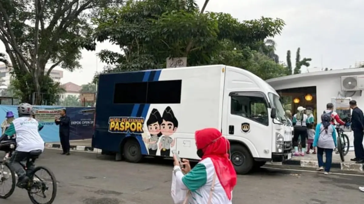 Ilustrasi: Mobil layanan Keimigrasian di area Depok Open Space (DOS). (Dok. Imigrasi Depok)