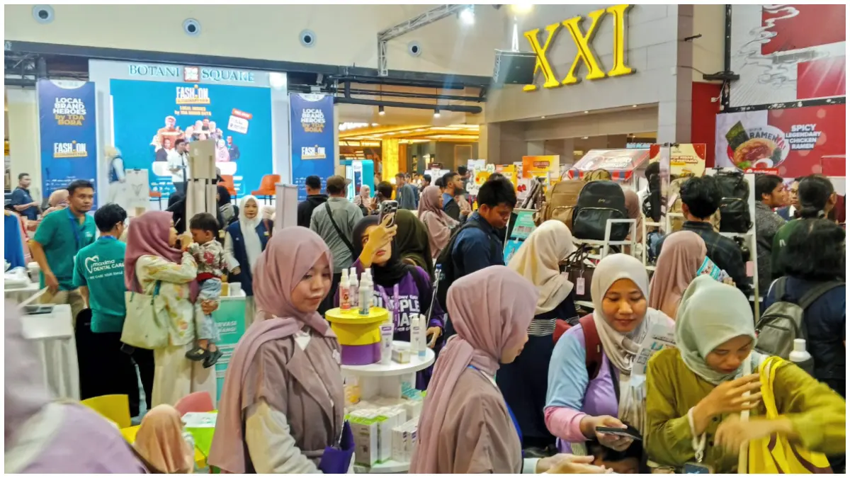 Gelaran Fashion and Culinary Fair dalam rangka 2 Dekade TDA Bogor Raya di Mall Botani Square. (Foto: Fikri/Radar Bogor)