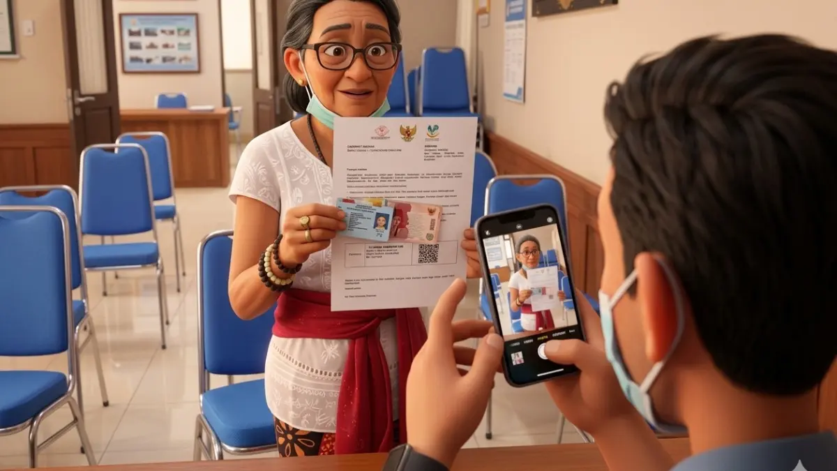 Ilustrasi Penyaluran Bansos PKH dan BPNT (Foto: Instagram @desapecatu diperbarui oleh AI)