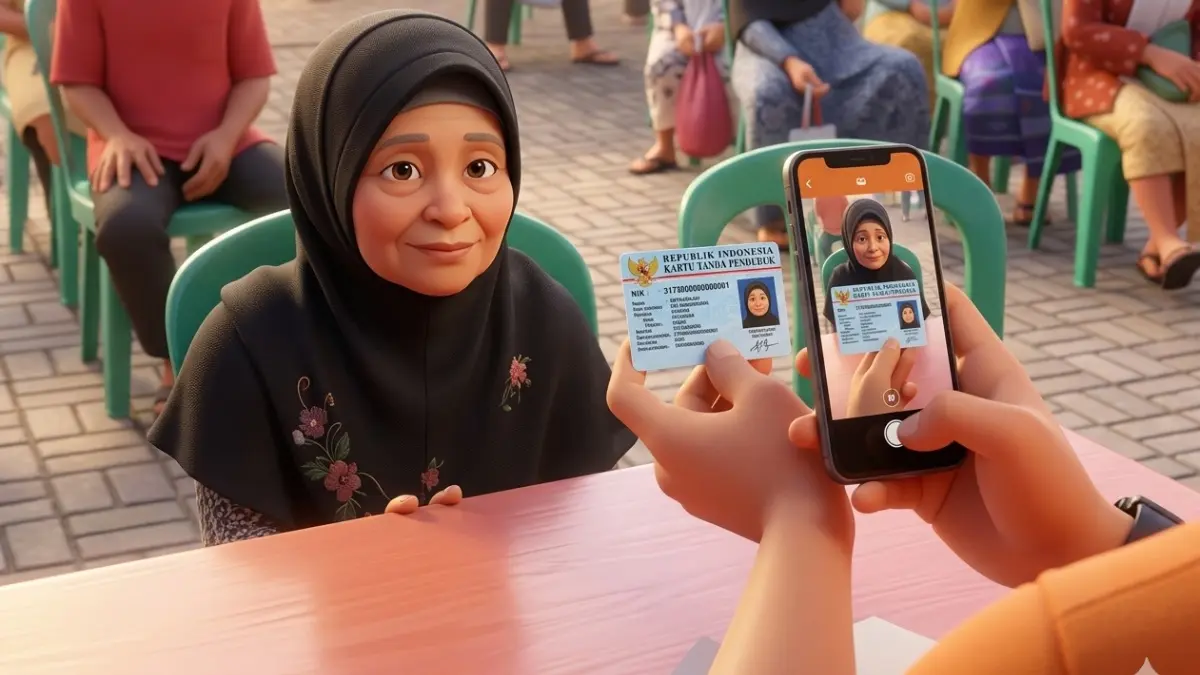 Ilustrasi Penyaluran Bansos PKH dan BPNT (Foto: Instagram @posind_kendal diperbarui oleh AI)