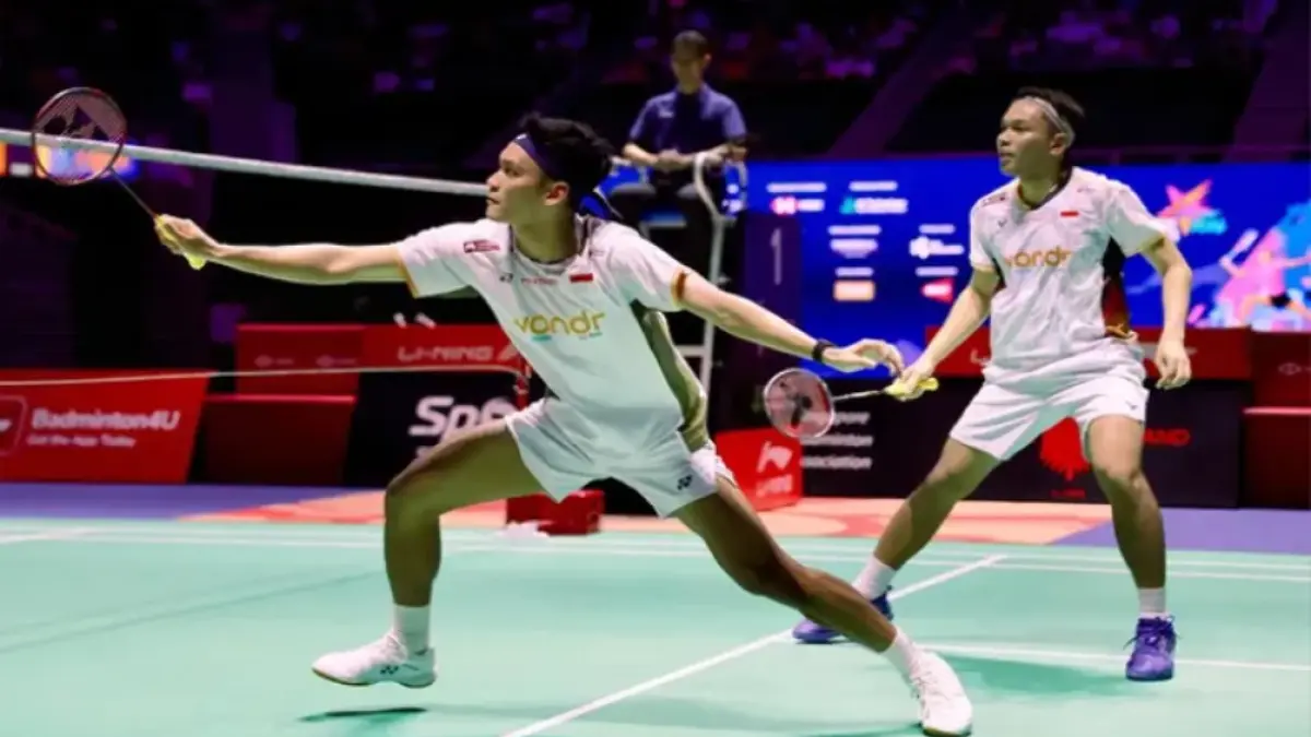 Pasangan ganda putra Fajar Alfian dan Muhammad Shohibul Fikri sukses melaju ke final Singapore Open 2026