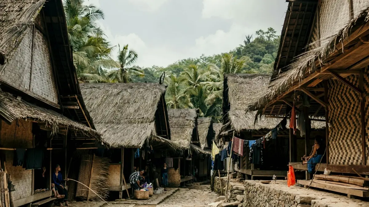 Suasana desa adat Baduy. (Foto: Pexels/NATASHA LOIS)