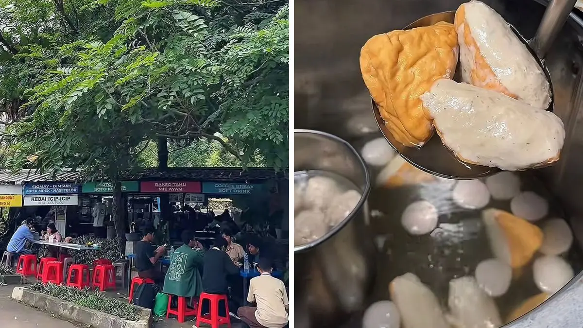 Jajanan favorit di Kedai Icip-Icip Villa Duta Bogor (Foto: TikTok @enjoybogor)