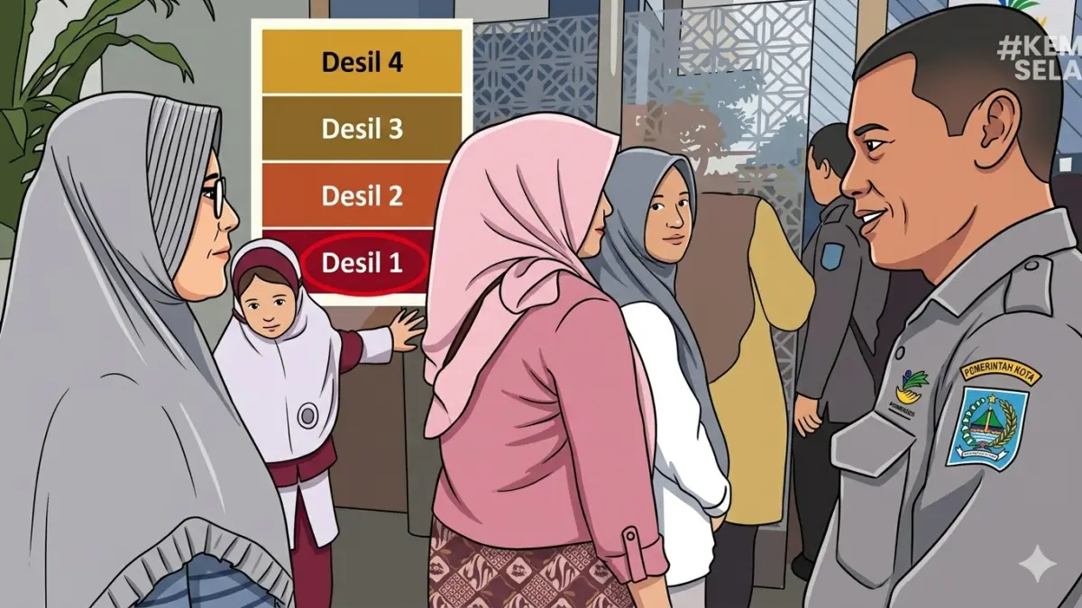 Ilustrasi penyaluran bansos tahap 2. (Foto: Instagram @kemensosri diolah oleh Gemini AI)