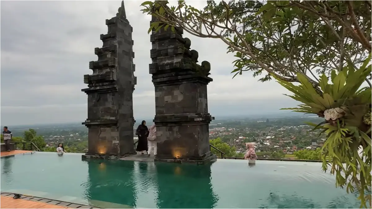 Spot foto di Candhari Heaven Jogja. (Foto: YouTube Bobo Cantik)