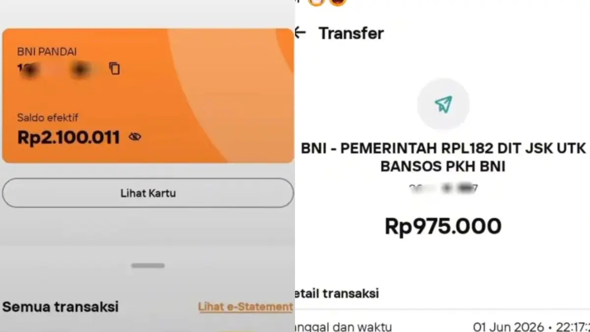 Bukti bansos PKH tahap 2 cair di awal Juni 2026. (Foto: YouTube Arfan Saputra Channel)