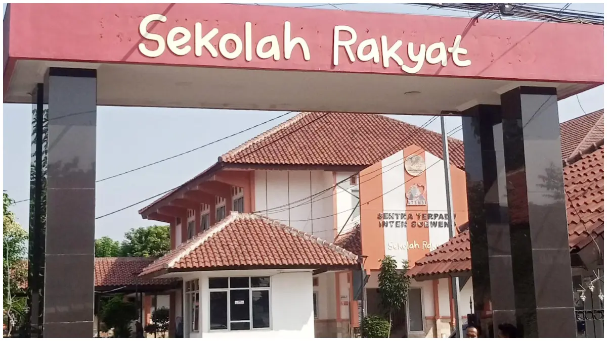 Sekolah Rakyat Inten Suweno, Cibinong, Kabupaten Bogor. (Foto : Billy/Radar Bogor)
