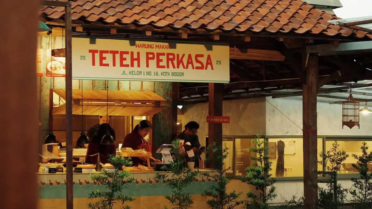 Warung Teteh Perkasa Bogor di lokasi yang baru. Foto: Instagram