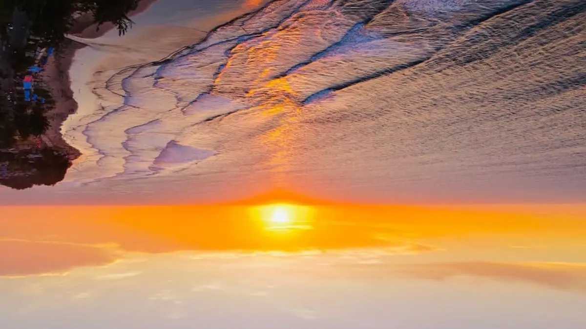Ilustrasi panorama senja di pantai panjang Bengkulu. Foto: Instagram @visitbengkulu
