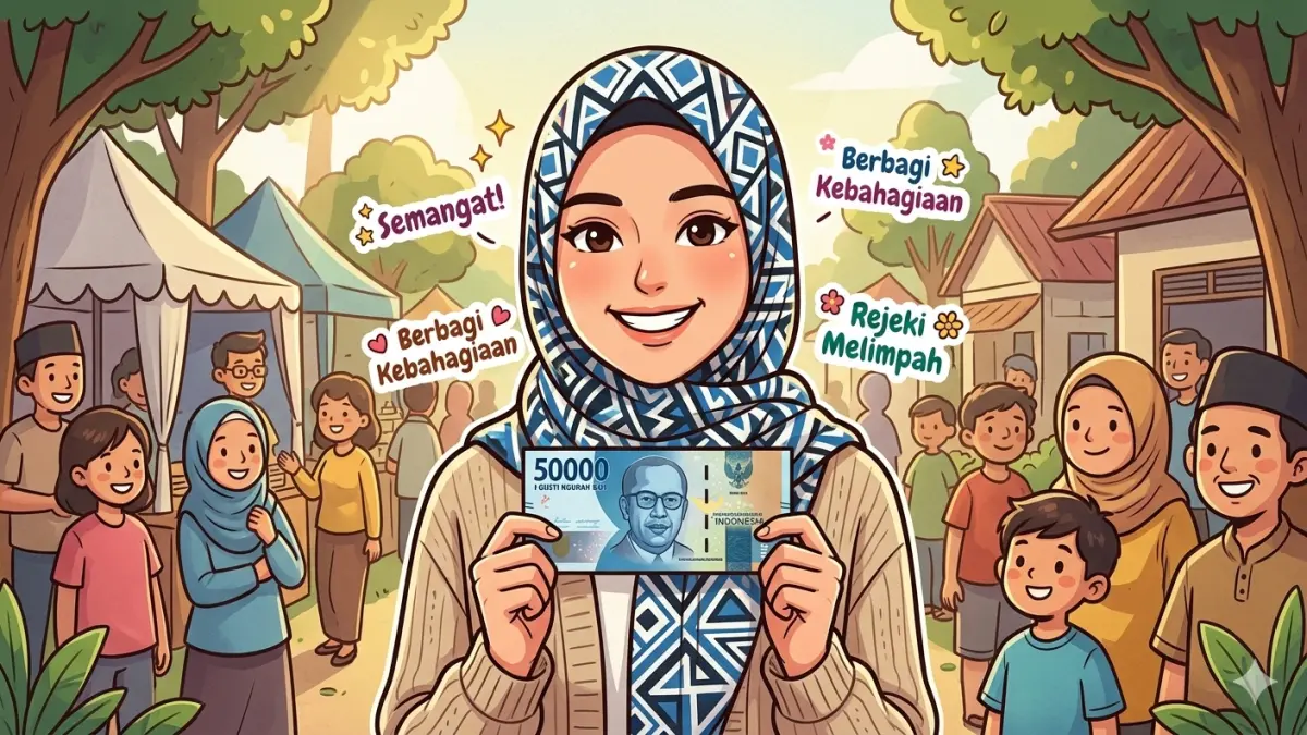 Ilustrasi pencairan bansos yang diterima KPM. (Foto: Instagram @pkhbogorkab/Diolah oleh Gemini AI)