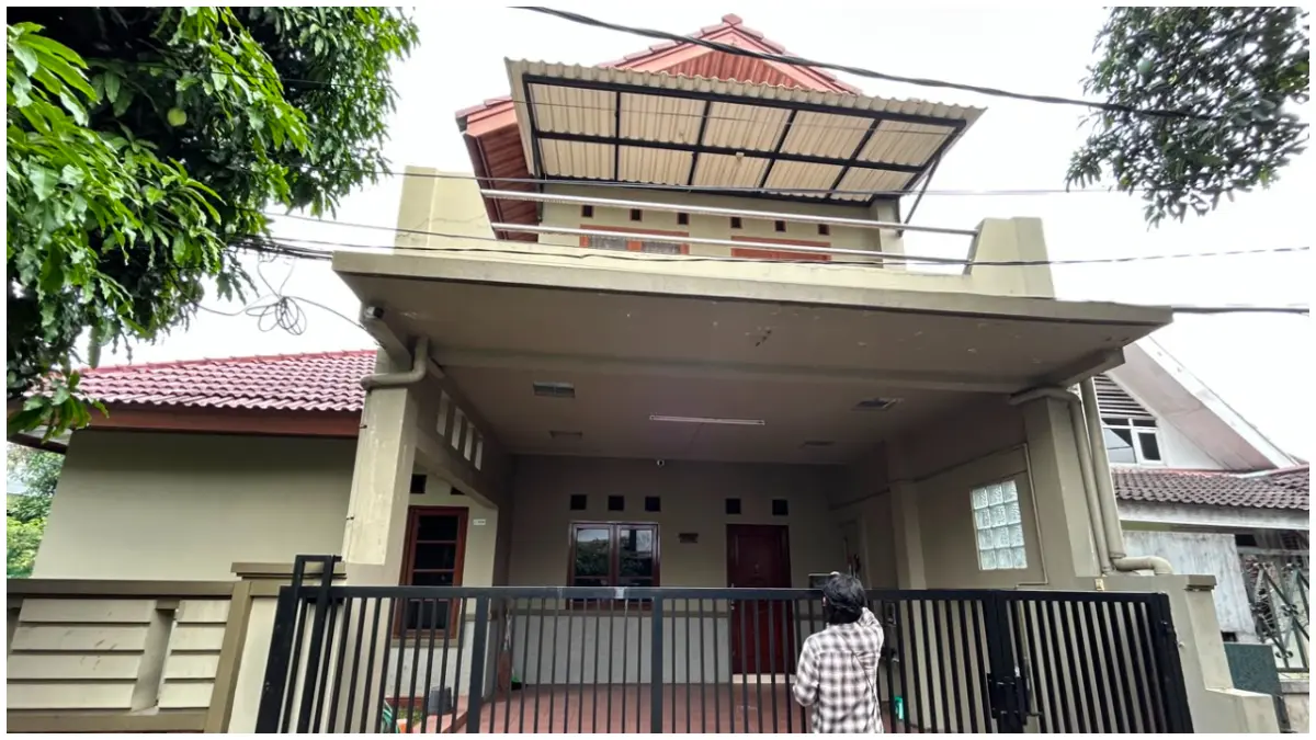 Kondisi terkini rumah Dadan Hendayana di Perumahan Taman Cimanggu, Kota Bogor. (Foto : Fauzan/Radar Bogor)