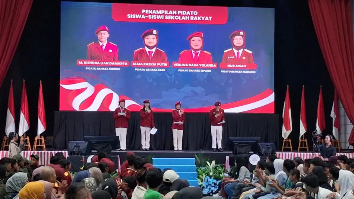 Open house di Sekolah Rakyat Menengah Pertama (SRMP) 10 Cibinong, Kabupaten Bogor, Rabu, 3 Juni 2026. (Muhammad Ali/Radar Bogor)
