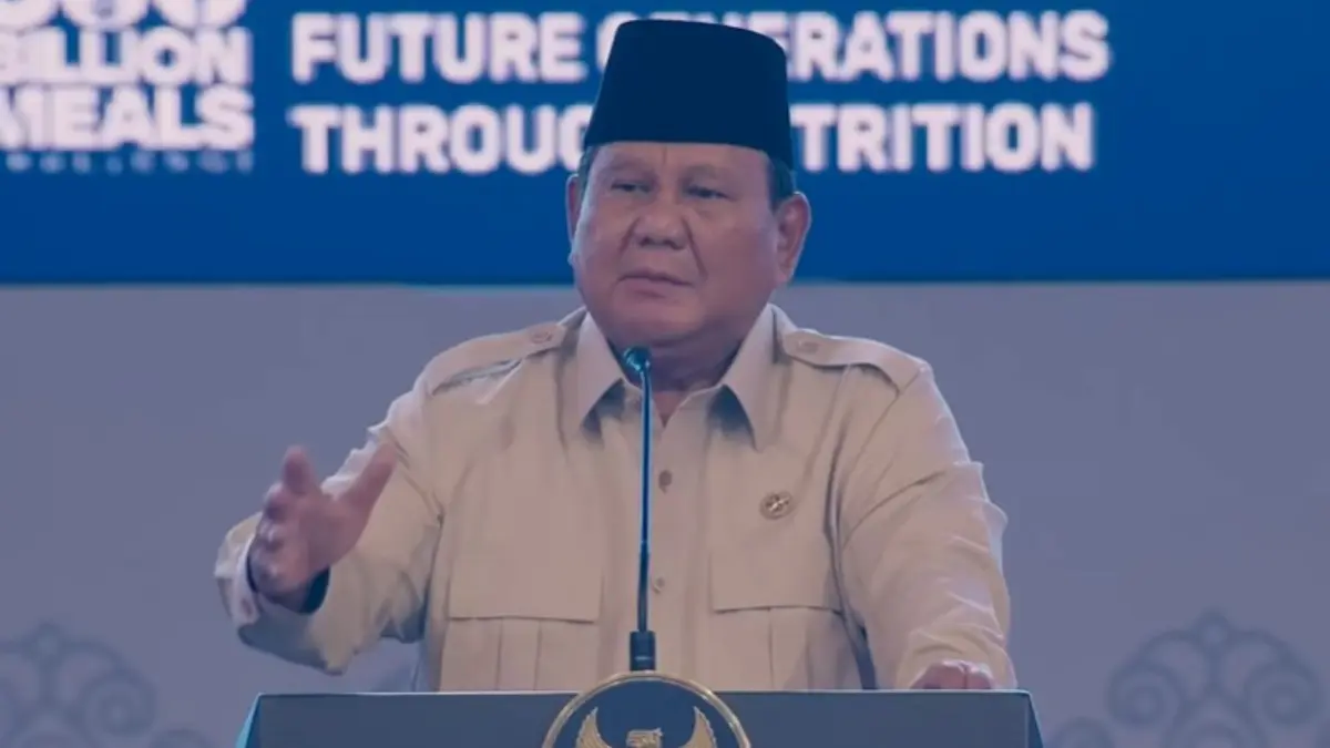Presiden Prabowo Subianto hadiri acara konsolidasi program di SICC Bogor, Rabu 3 Juni 2026.