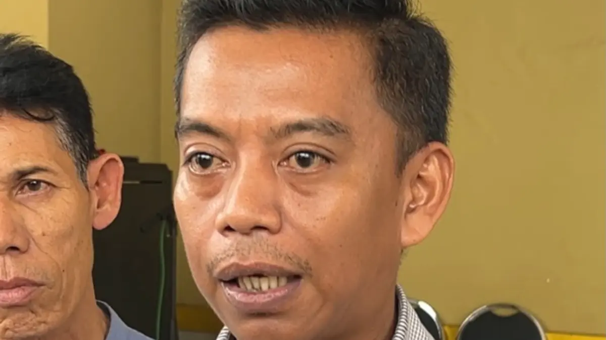 Perwakilan SMK Bina Warga Bogor saat dimintai keterangan. Foto: Fauzan/Radar Bogor
