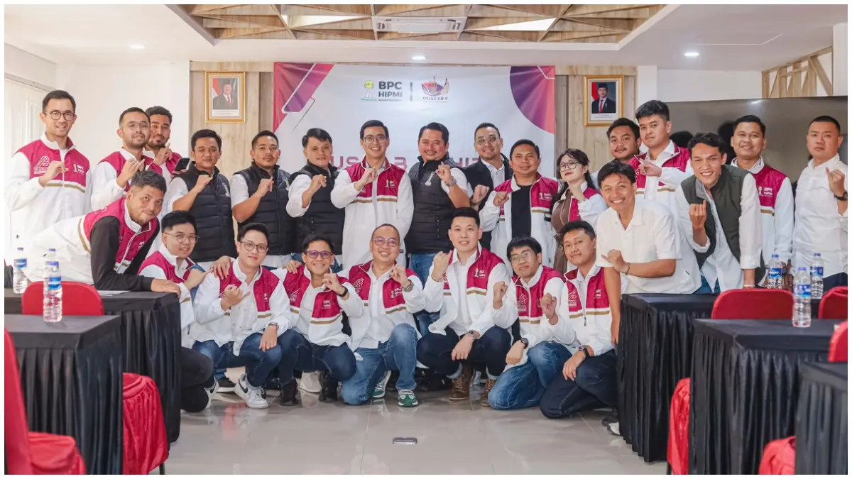 Bernard Dwiputra Chandra resmi mengambil formulir pendaftaran bakal calon Ketua Umum HIPMI Kabupaten Bogor.