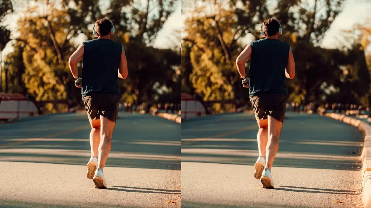 Ilustrasi lari di hari minggu menggunakan sepatu running. (Foto: Pexels/Andres Idda Bianchi)