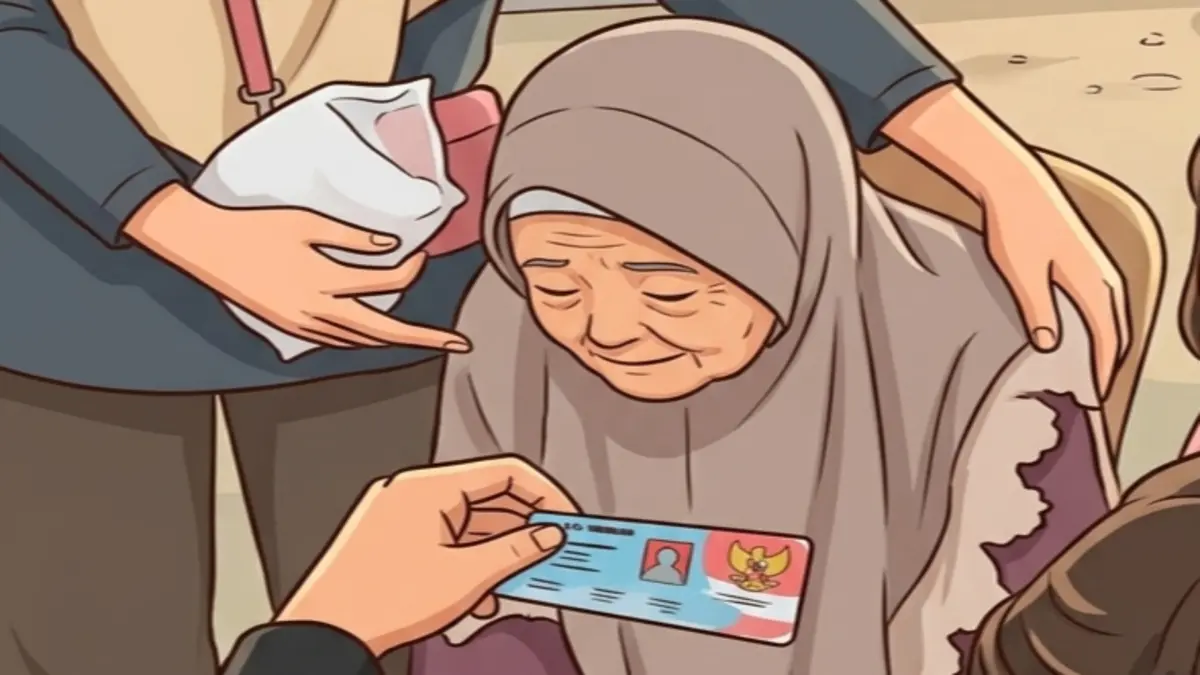 Ilustrasi penerima bansos Juni 2026. (Foto: Instagram @kemensosri/Diolah oleh Gemini AI)