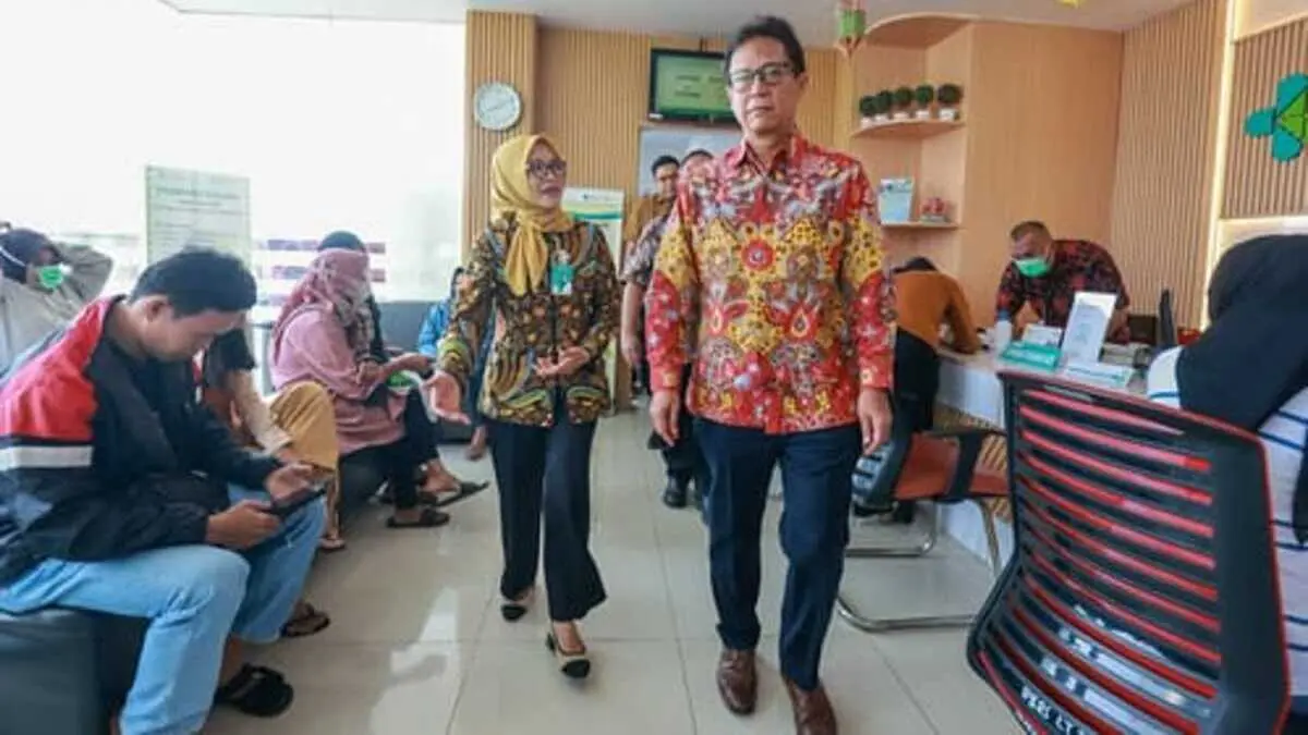 Menteri Kesehatan RI, Budi Gunadi Sadikin saat mengunjungi sekaligus menggelar Rapat Pimpinan (Rapim) Kementerian Kesehatan RI di RS Goenawan Partowidigdo, Cisarua, Jumat, (5 Juni 2026. Foto: RSPG