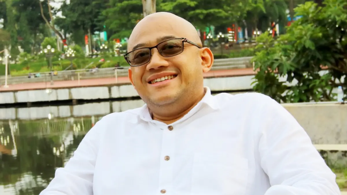 Praktisi hukum Dodi Herman Fartodi saat menyampaikan keterangan. (Hendi Novian/Radar Bogor)