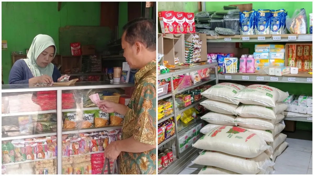 Niken Tiwi Arni, pemilik warung sembako di Kelurahan Pandansari, Semarang, yang berhasil mengembangkan usahanya berkat dukungan PNM Mekaar.