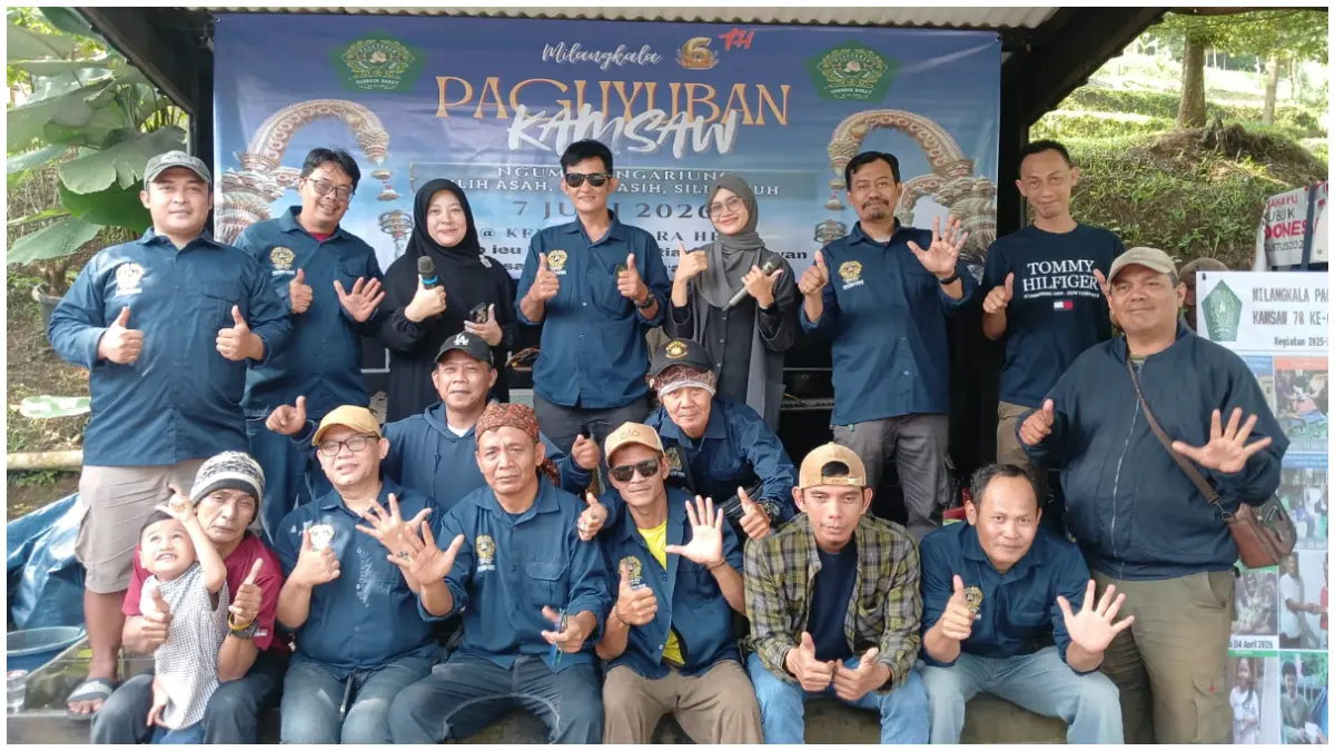 Paguyuban Kampung Sawah RW 07 dan 08 atau KamSaw 78 merayakan hari jadinya ke-6 tahun yang berlangsung di Kebon Camara Hejo, (Foto : Dok pribadi for Radar Bogor)&nbsp;