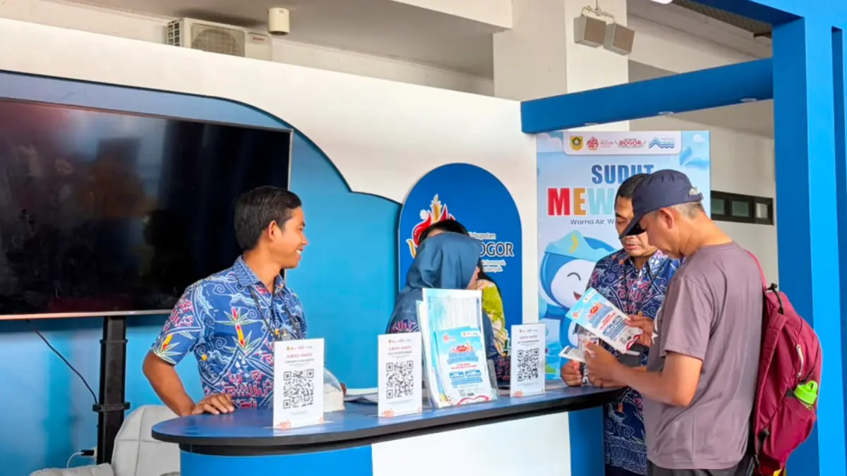 Perumda Tirta Kahuripan Kabupaten Bogor turut serta dalam kegiatan Kabogorfest 2026. (Dok. Tirta Pakuan)
